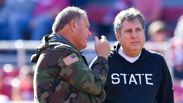 Sam Pittman-Mike Leach